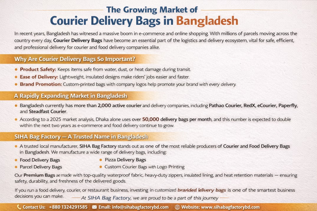The Growing Market of Courier Delivery Bags in Bangladesh